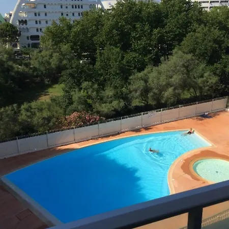 Climatise A Motte - 2 Pieces Cabine, Piscine, Parking Prive - Fr-1-790-26 Apartment La Grande-Motte